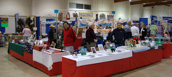 Holiday Market author's table Dec. 13, 2008